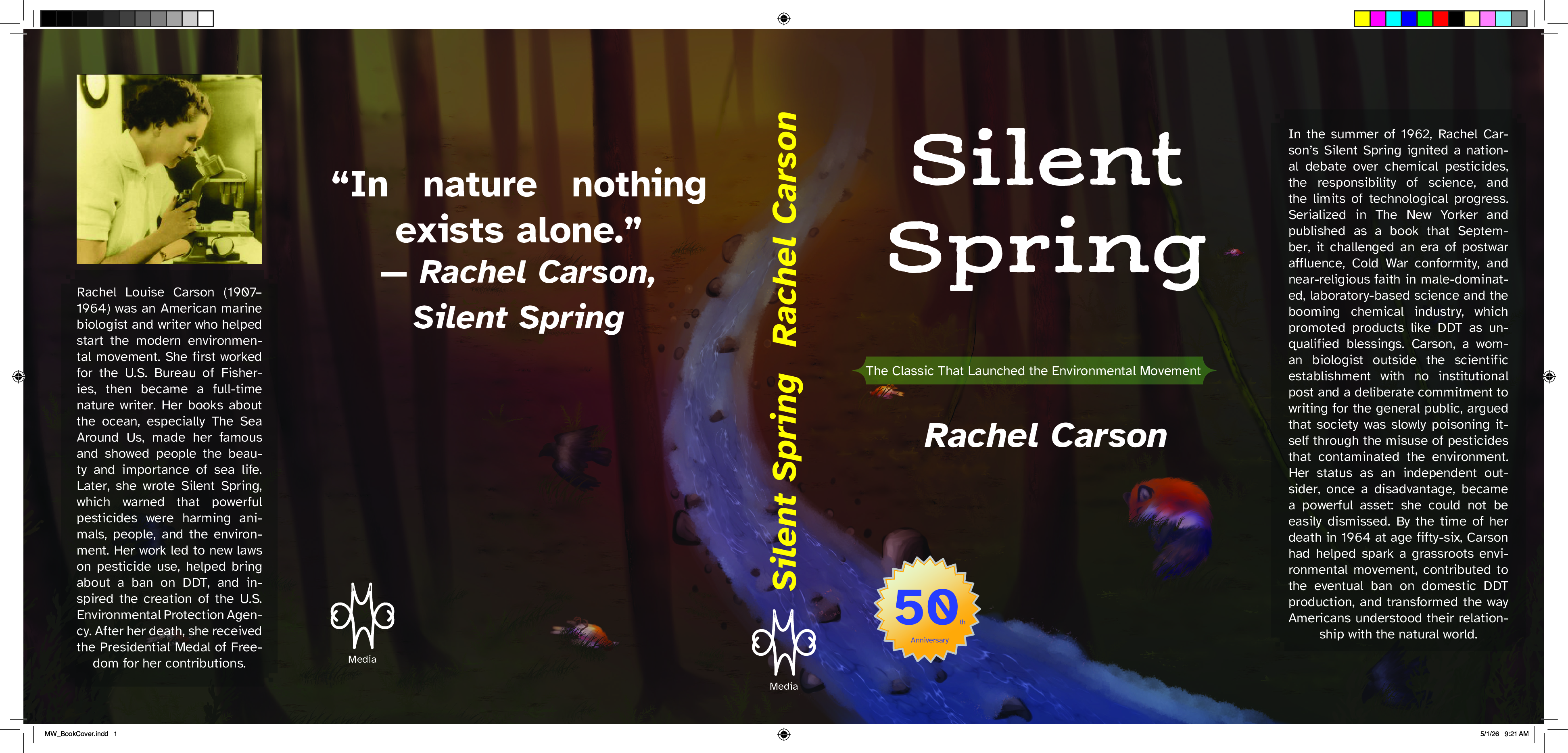Reworked book cover design